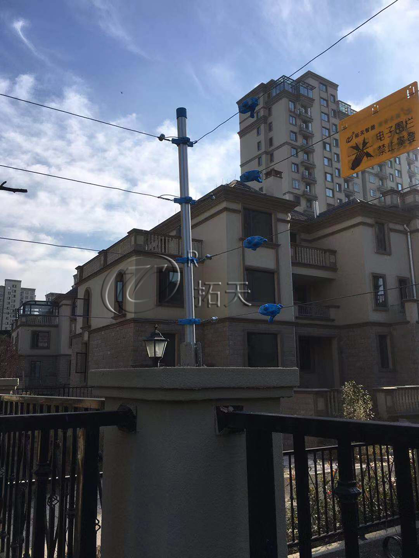 重慶私人别墅脈沖圍欄案例